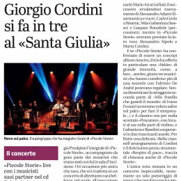 Giorgio Cordini si fa in tre al «Santa Giulia»